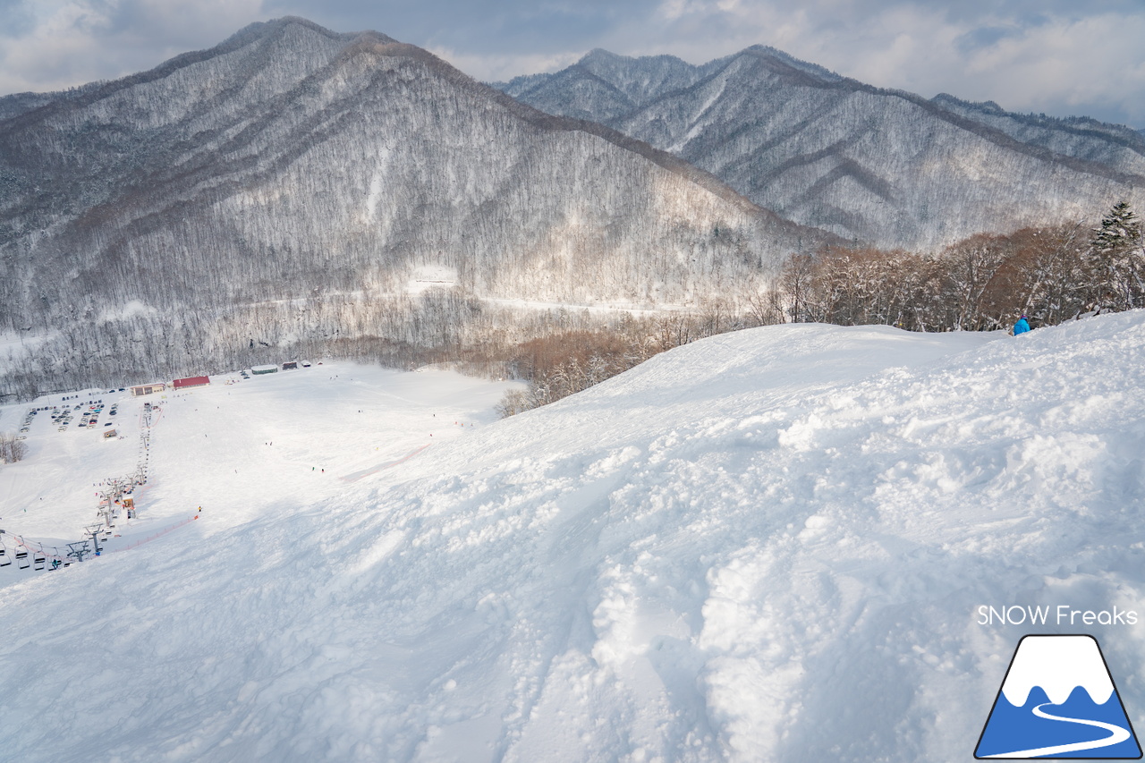 桂沢国設スキー場｜もしかして、春の足音が聞こえはじめた？湿り雪に季節の移ろいを感じた日曜日。